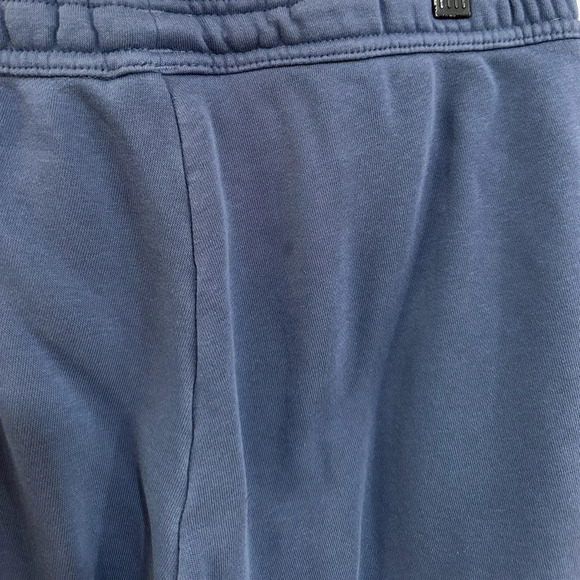 Adidas Pants Men S Light Blue 3 White Stripe Regular Fit Joggers Sweatpants - Picture 5 of 9